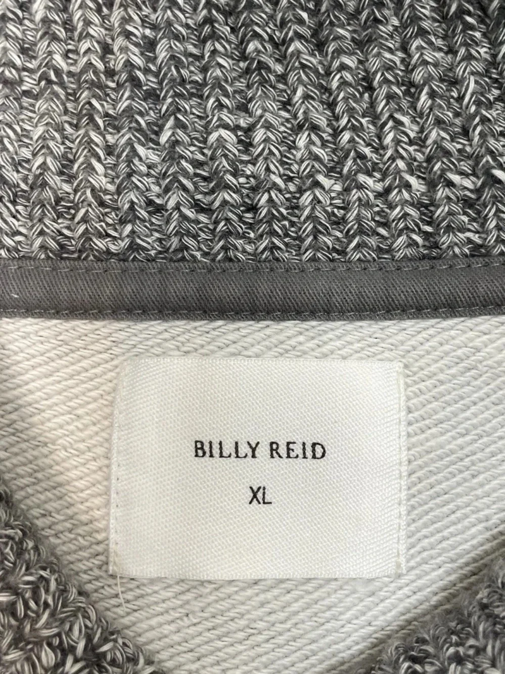 Billy Reid Shiloh Shawl Collar Sweater Men’s Size XL Heather Gray Designer - Picture 6 of 9